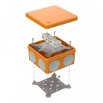 Коробка огнестойкая для о/п двухкомпонентная 60-0300-FR6.0-4-4-Р Е15-Е60 100х100х50 (1 шт/уп) Промрукав