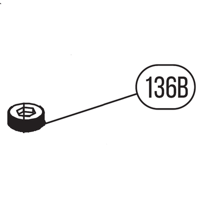 Запчасть №136B для HGSR. Регулировочная гайка