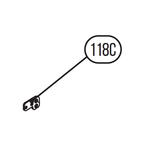 Запчасть №118C для HGSR. Пластина
