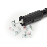 Гвозди монтажные пироксилиновые PA32-P2 (гвоздь-уголок с отверстием, красный, 100 шт/уп) FEDAST