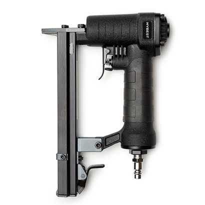 Пистолет скобозабивной мебельный Hybest 8016F (пневматический, обивочные скобы тип 80 21Ga)