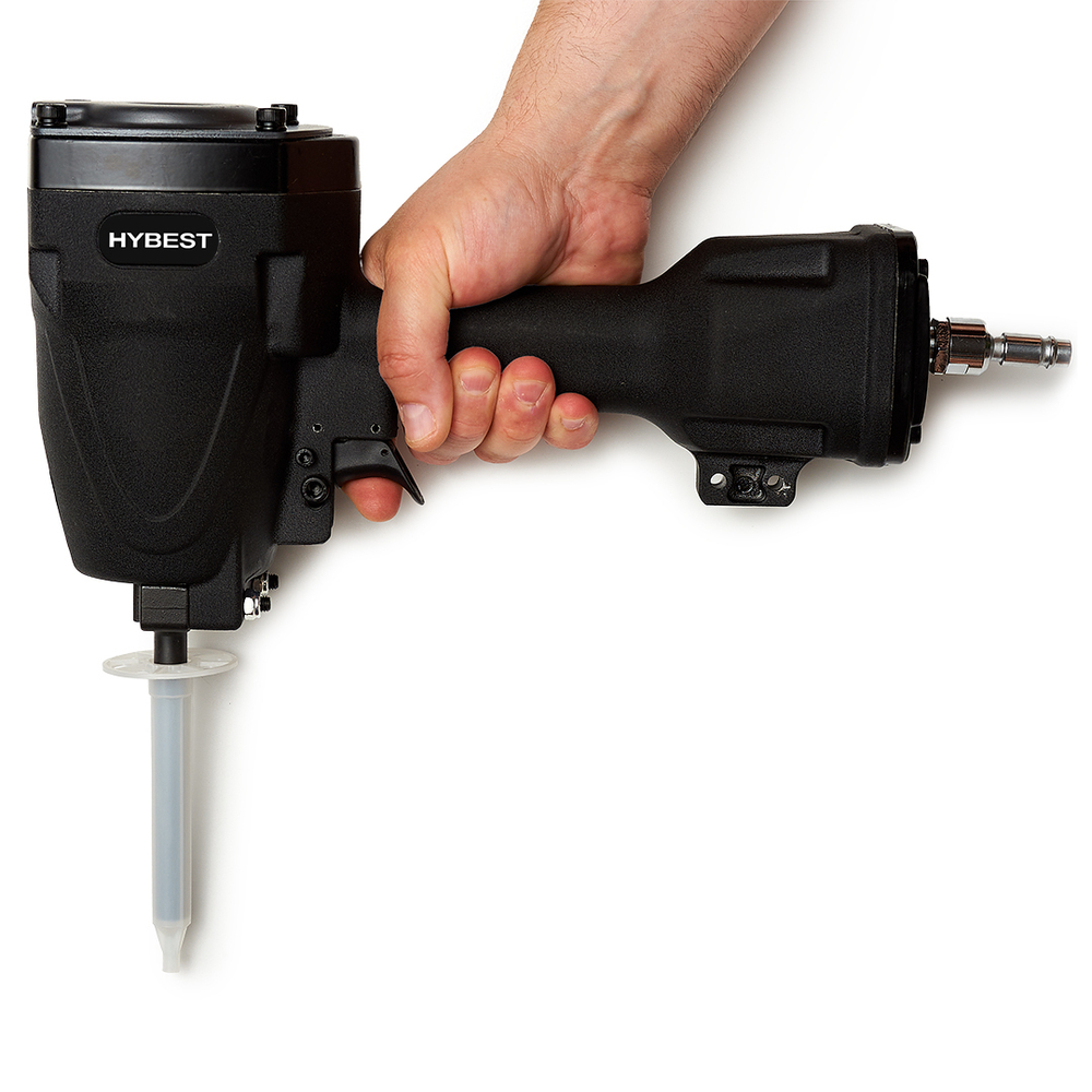 Пистолет монтажный для утеплителя Hybest BW120C (пневматический, тарельчатый дюбель гриб IN)