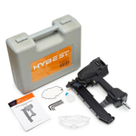 Пистолет скобозабивной мебельный Hybest N851 (пневматический, каркасные скобы тип 155 16Ga)