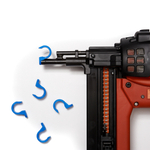 Крепеж-скоба односторонняя 20 мм (синяя, 100 шт/уп) FEDAST