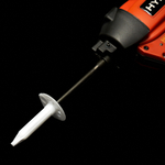 Тарельчатый дюбель гриб 100 мм с крышкой и гвоздем для бетона и кирпича IN100-62 (100 шт/уп) FEDAST