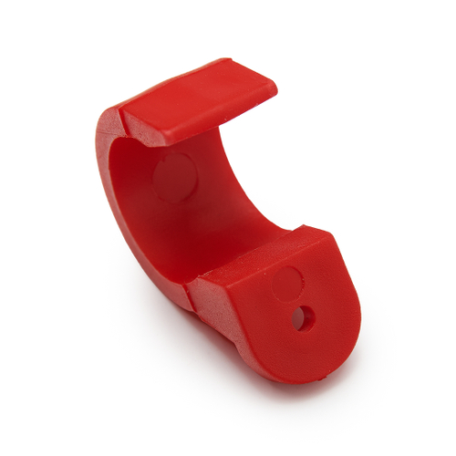 Крепеж-скоба односторонняя 20 мм (красная, 100 шт/уп) FEDAST