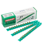 Монтажный патрон в кассете К-3 для порох. монтаж пистолетов (кал. 6,8х11 мм, зеленый, 100 шт/уп) FEDAST