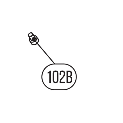 Запчасть №102B для HGSR. Болт с внутренним шестигранником