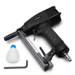 Пистолет скобозабивной мебельный Hybest 1013JL (пневматический, скобы 53F 20Ga, удлиненный)