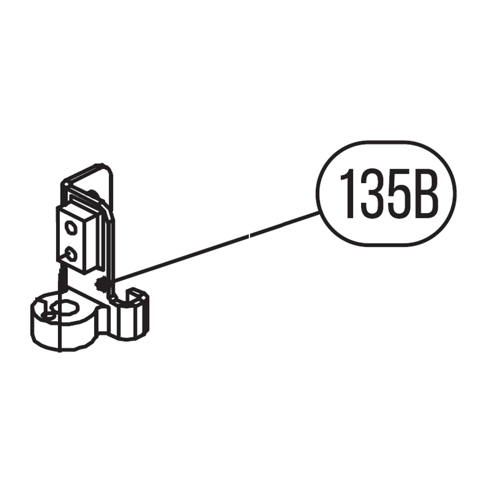 Запчасть №135B для HGSR. Направляющая предохранительного кронштейна