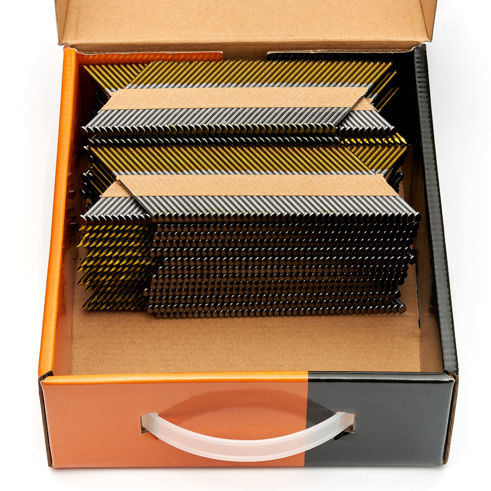 Реечные гвозди по дереву тип D34 (3,05х75 RIBrt кольц.накат. 2000 шт/уп) FEDAST