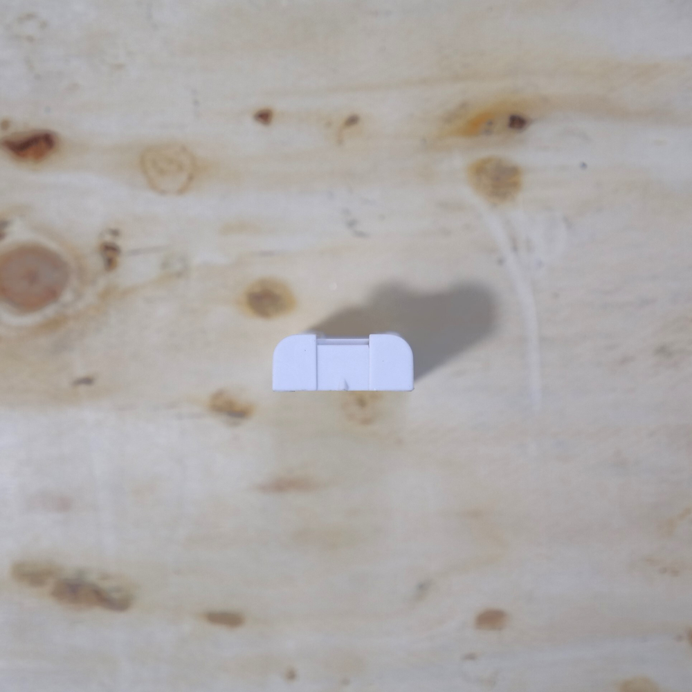 Площадка под стяжку для монтажного пистолета (белая, 100 шт/уп) Промрукав