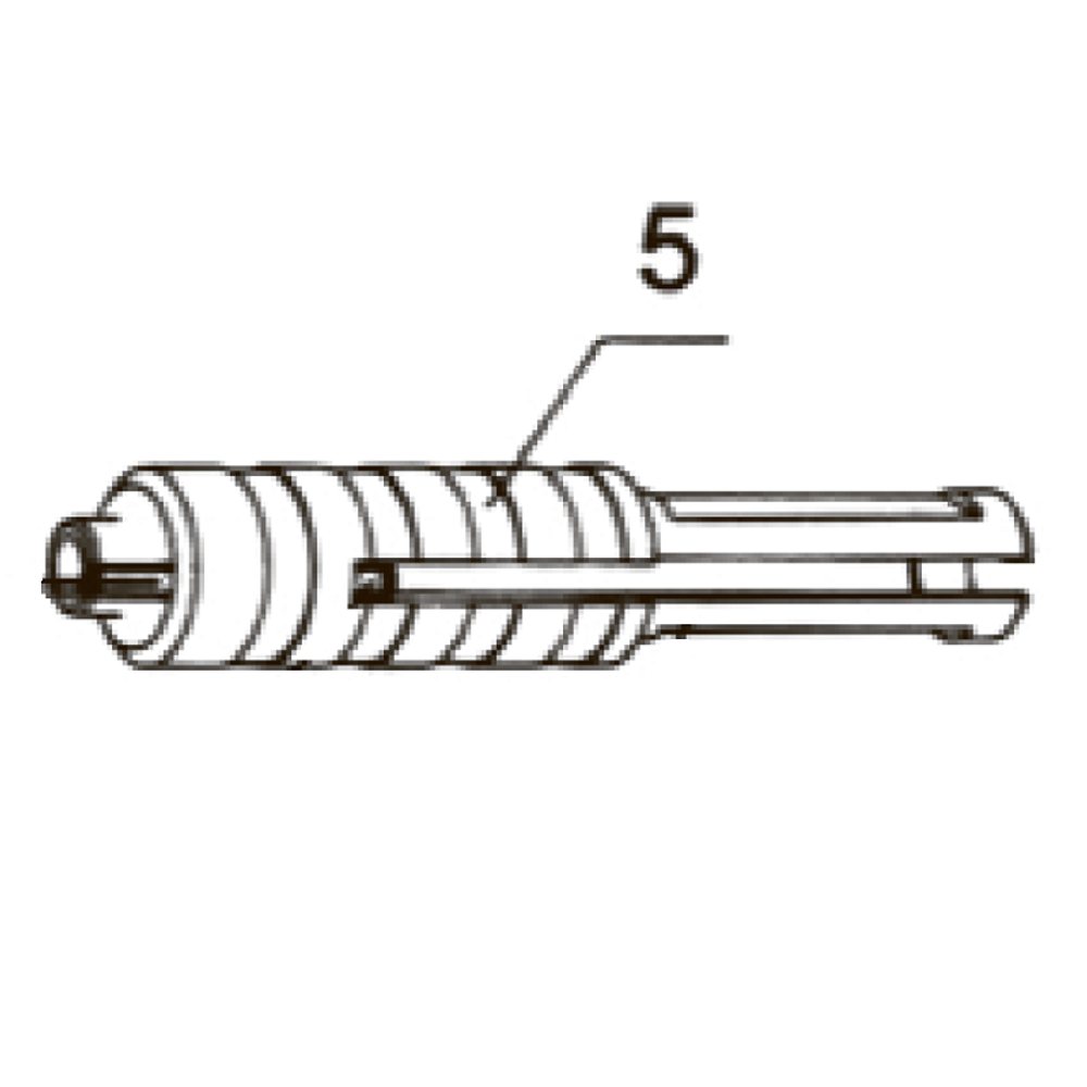 Запчасть №5 для FD301R. Направляющий наконечник в сборе (5.1, 5.2)