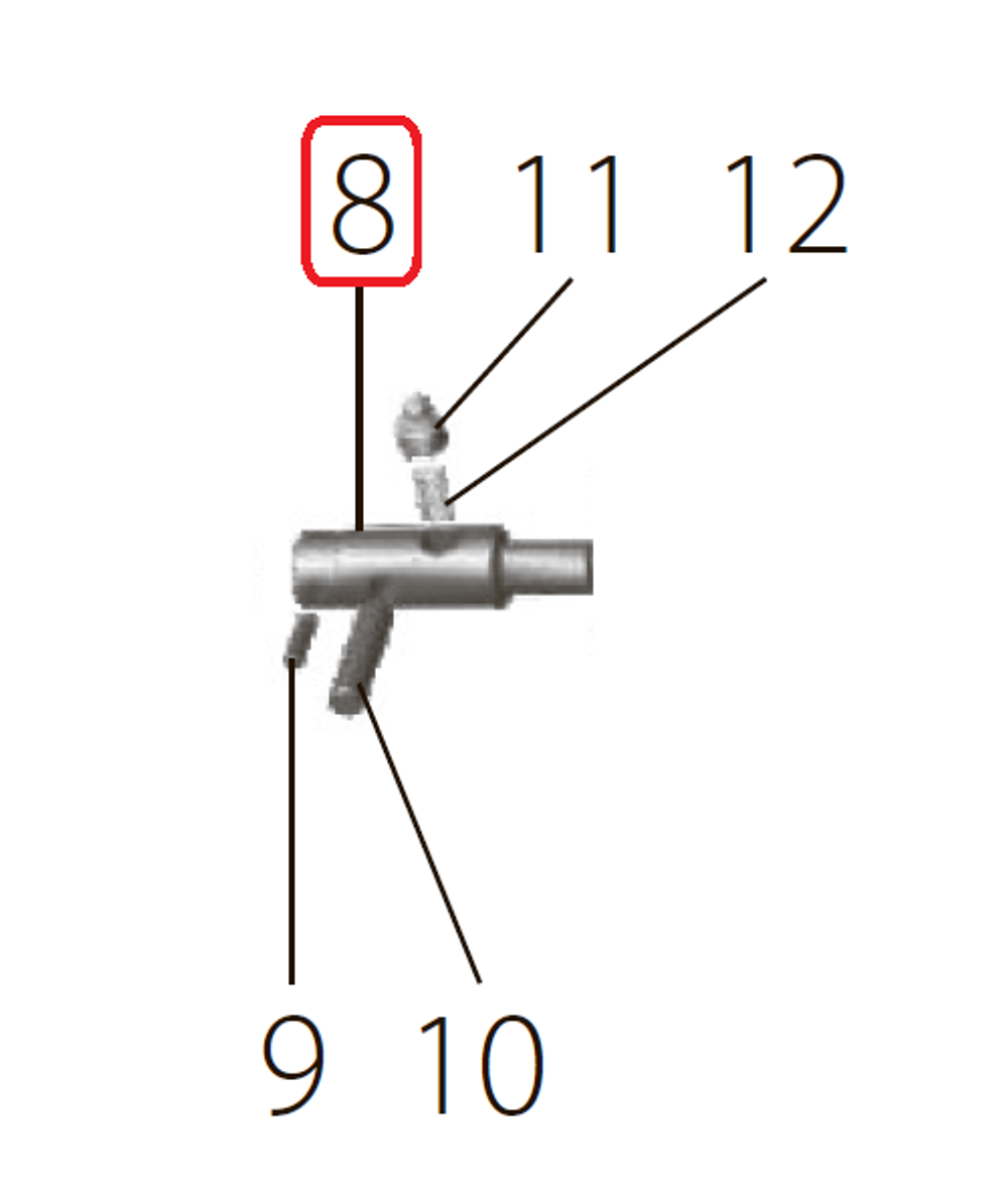 Запчасть №8 для FDPAG-Т9ZG. Шток боейка