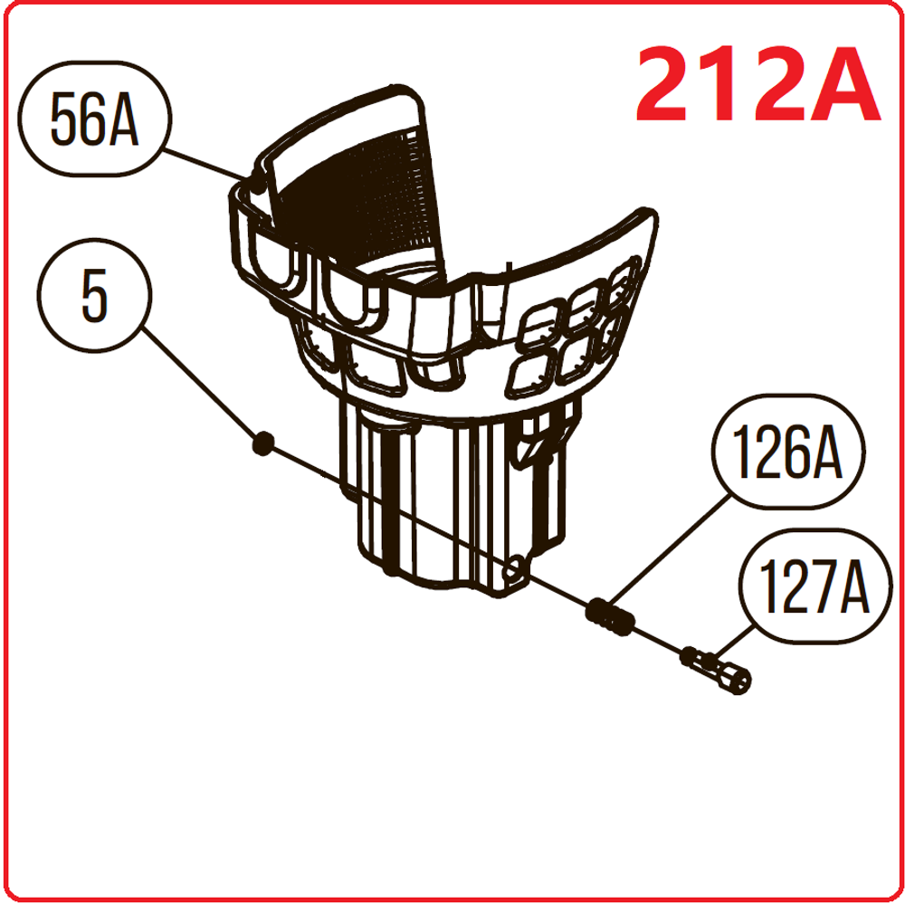 Запчасть №212A для HGSR. Кожух в сборе