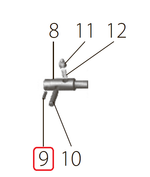 Запчасть №9 для FDPAG-Т9ZG. Цилиндрический штифт