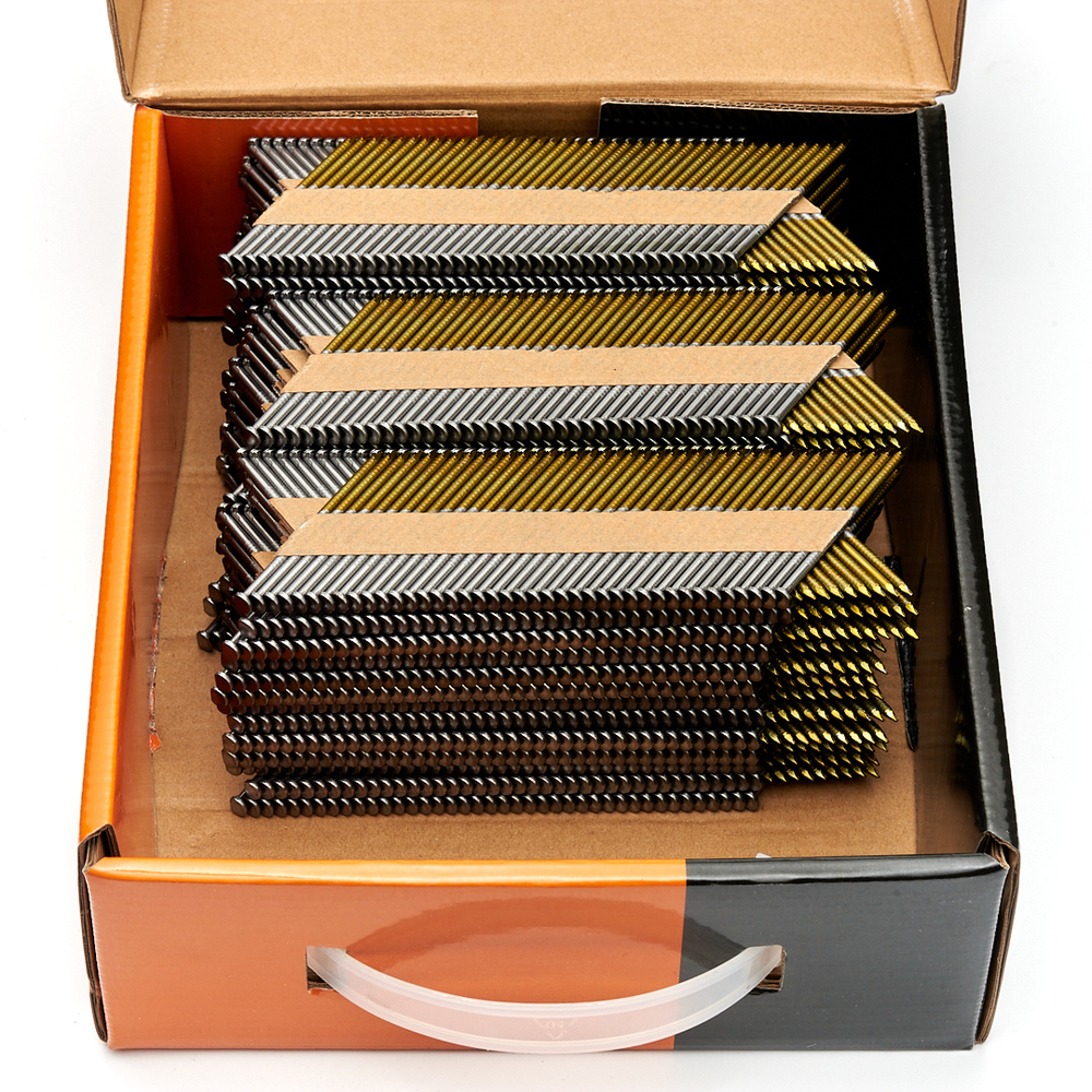 Реечные гвозди по дереву тип D34 (2,8х63, RIBrt кольц.накат., 3000 шт/уп) FEDAST