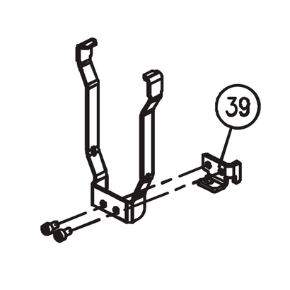 Запчасть №39 для Hybest GSR40A. Фиксатор ствола