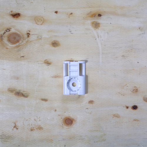 Площадка под стяжку для монтажного пистолета (белая, 100 шт/уп) Промрукав