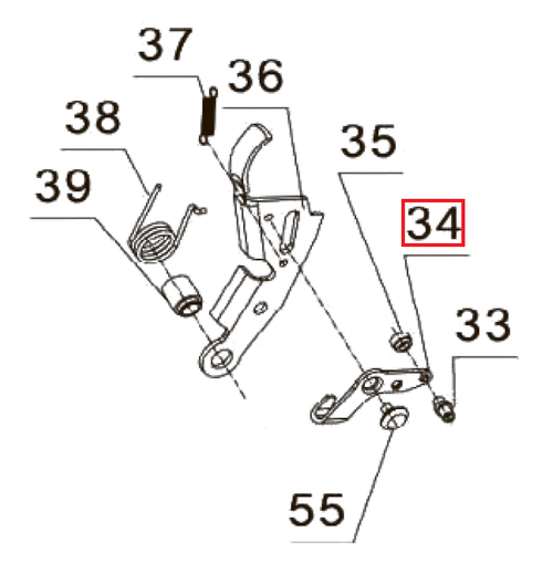 Запчасть №34 для PAG-PC84. Взводитель