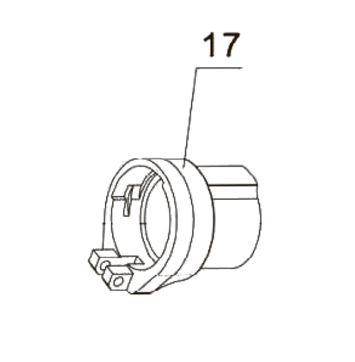 Запчасть №17 для PAG-PC84. Серьга муфты