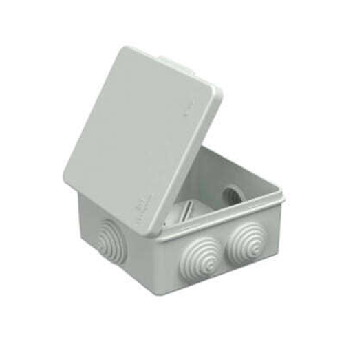 Коробка распределительная 40-0302 для о/п безгалогенная (HF) серая 100х100х50 (1 шт/уп) Промрукав