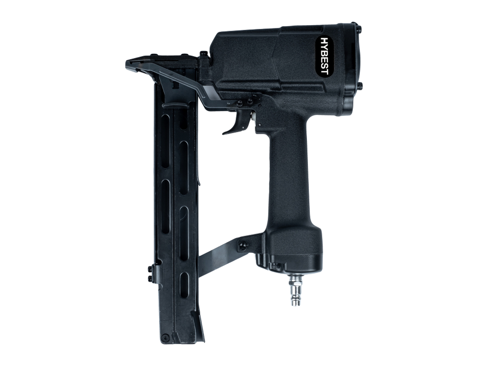 Пистолет скобозабивной мебельный Hybest 440K (пневматический, каркасные скобы тип 90 18Ga)