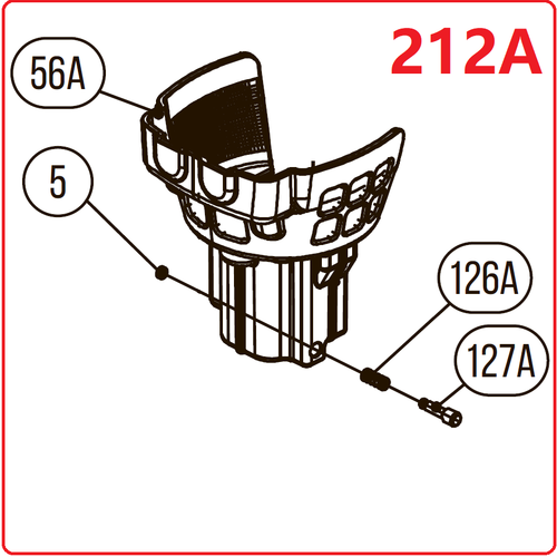Запчасть №212A для HGSR. Кожух в сборе