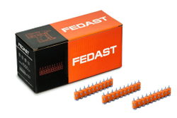 Гвозди 3.0*38 мм для монтажного пистолета с кованым наконечником FEDAST