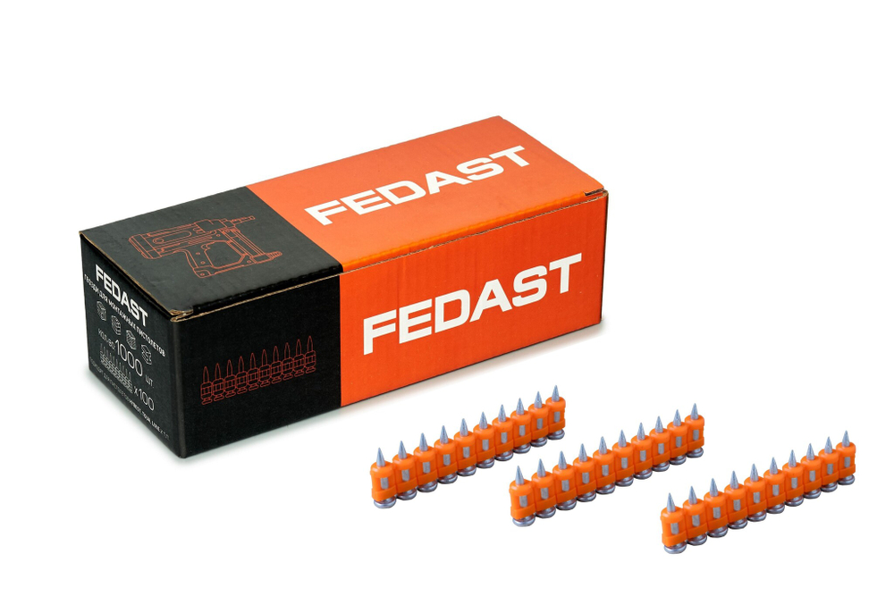 Гвозди 3.0*16 мм для монтажного пистолета с кованым наконечником FEDAST