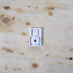 Площадка под стяжку для монтажного пистолета (белая, 100 шт/уп) Промрукав