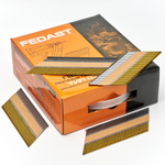 Реечные гвозди по дереву тип D34 (3х100, RIBrt кольц.накат., 2000 шт/уп) FEDAST